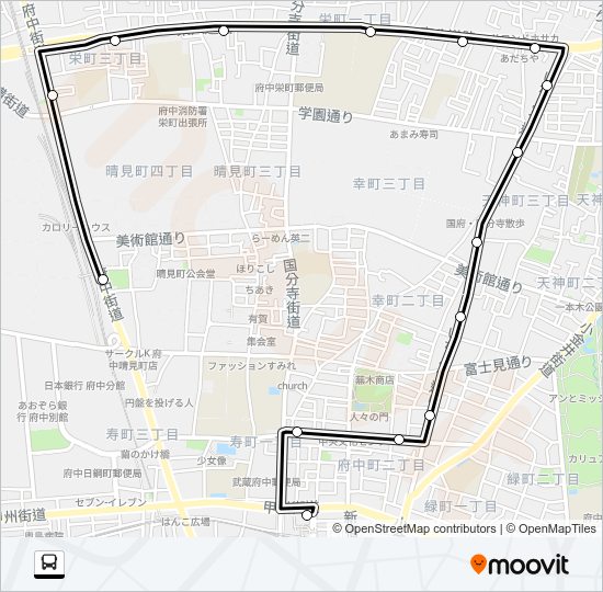 府０２ Bus Line Map