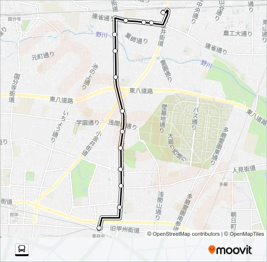 府７５ Bus Line Map
