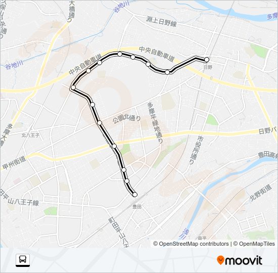 日０４ Bus Line Map
