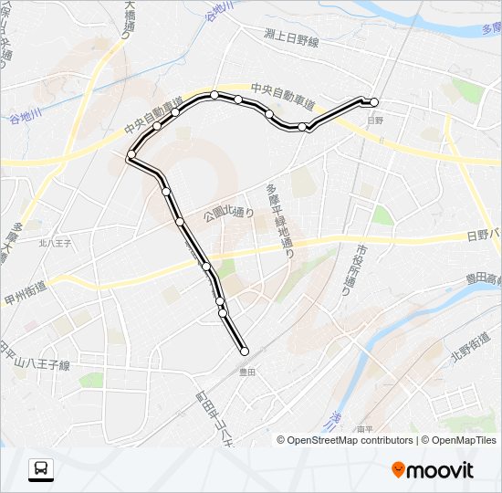 日０４ Bus Line Map