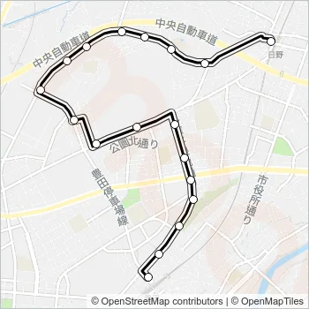 日０５ Bus Line Map