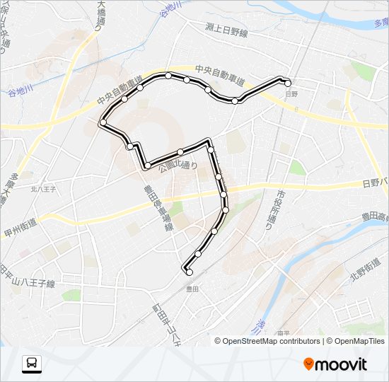 日０５ Bus Line Map
