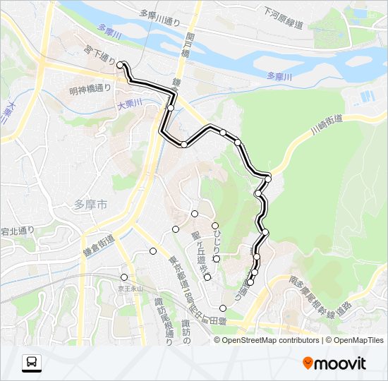 桜０６ Bus Line Map