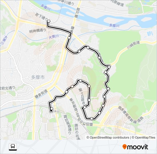 桜０６ Bus Line Map
