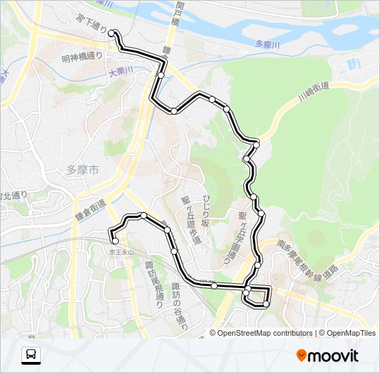 桜０７ Bus Line Map