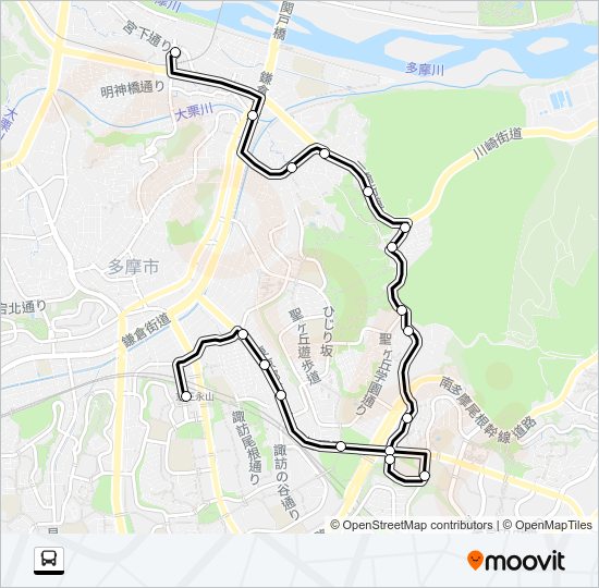 桜０７ Bus Line Map
