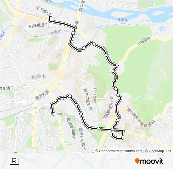 桜０７ Bus Line Map