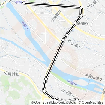 桜１８ Bus Line Map