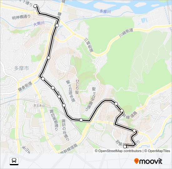 桜２８ Bus Line Map