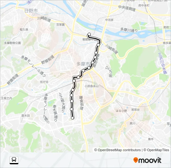 桜４４ Bus Line Map