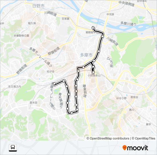 桜４５ Bus Line Map