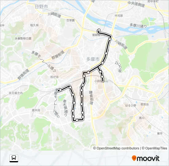 桜４５ Bus Line Map