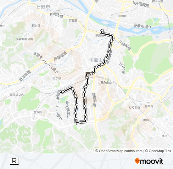 桜４６ Bus Line Map