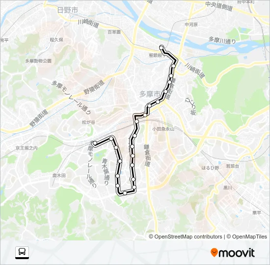 桜４６ Bus Line Map