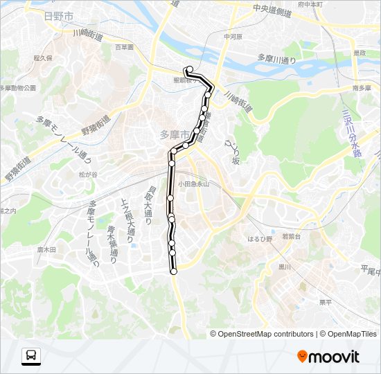 桜４７ Bus Line Map