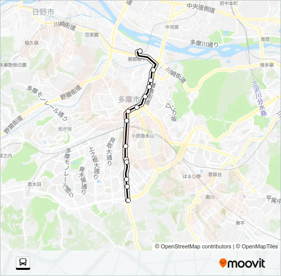 桜４７ Bus Line Map