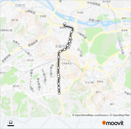 桜４７ Bus Line Map