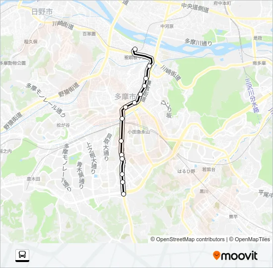 桜４７ バスの路線図