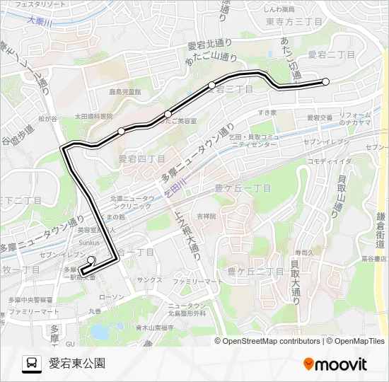 Sakura 62 Bus Line Map