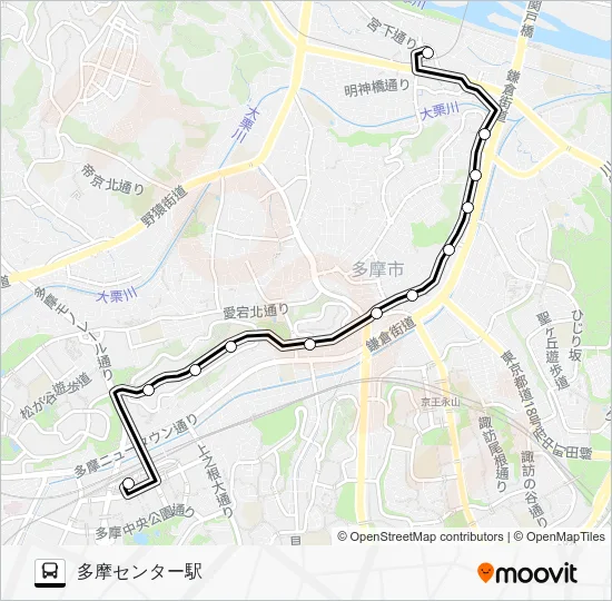 桜６２ バスの路線図