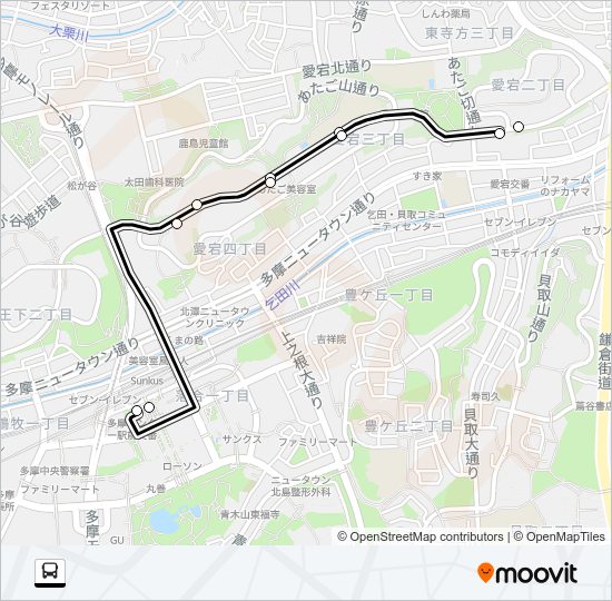 桜６２ Bus Line Map