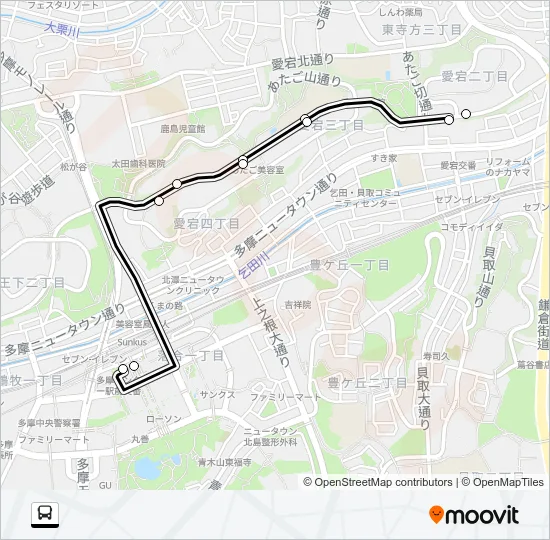 桜６２ Bus Line Map