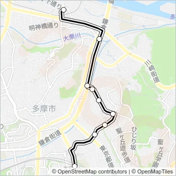 桜６５ Bus Line Map