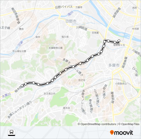 桜８３ Bus Line Map
