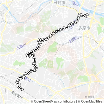 桜８４ Bus Line Map