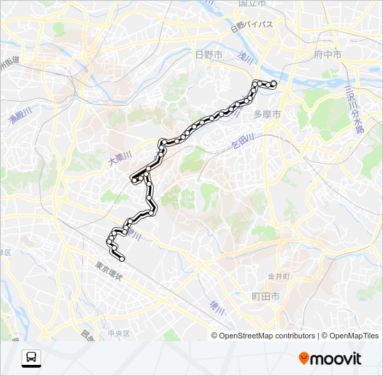 桜８４ Bus Line Map
