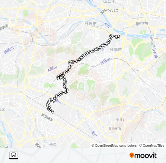 桜８４ Bus Line Map