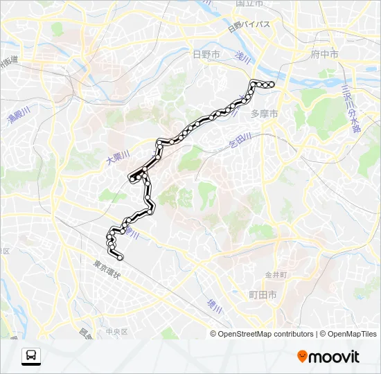 桜８４ Bus Line Map