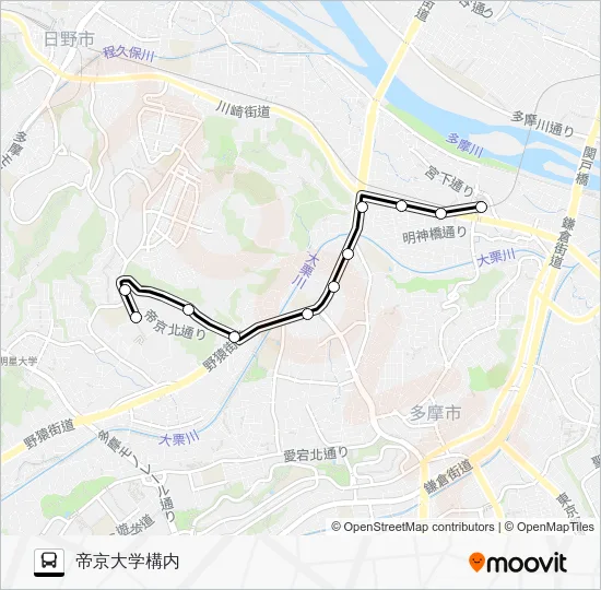 Sakura 87 Bus Line Map