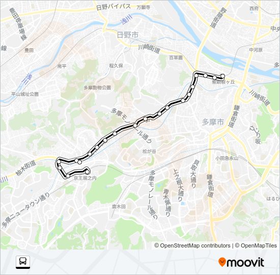 桜８８ Bus Line Map