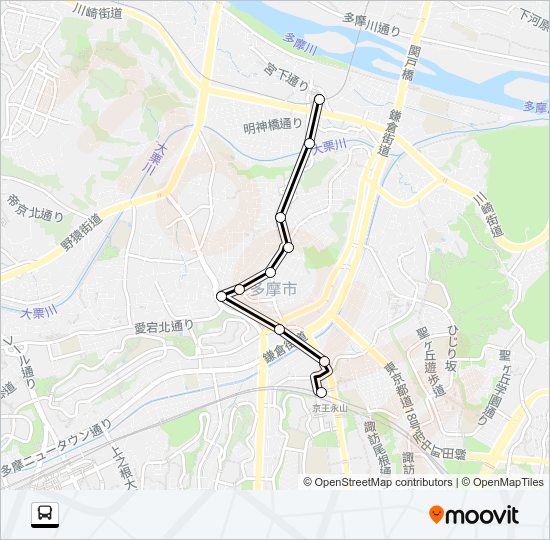 桜９２ Bus Line Map