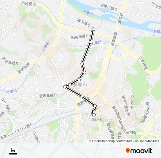 桜９２ Bus Line Map