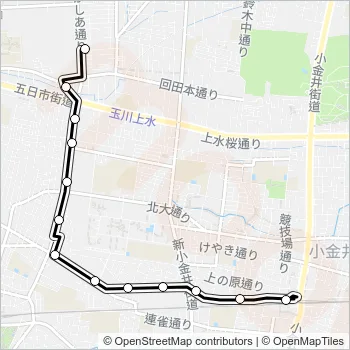 武４１ Bus Line Map