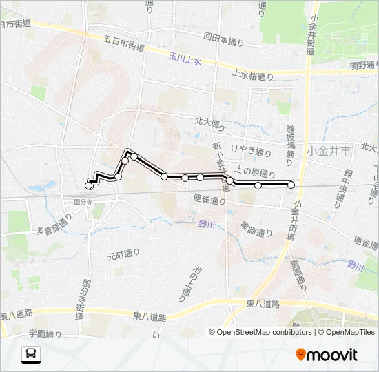 武４２ Bus Line Map