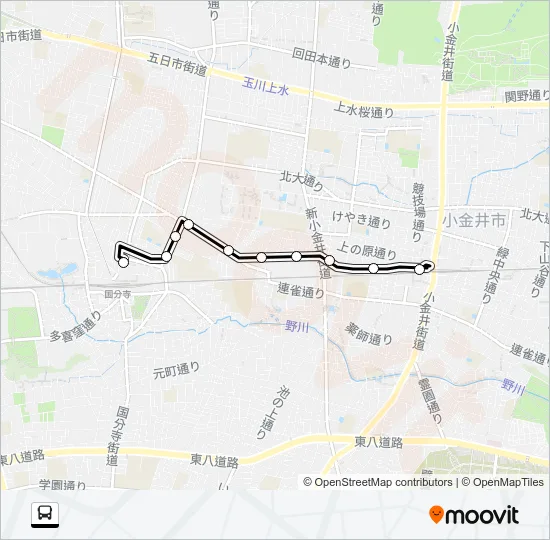 武４２ Bus Line Map