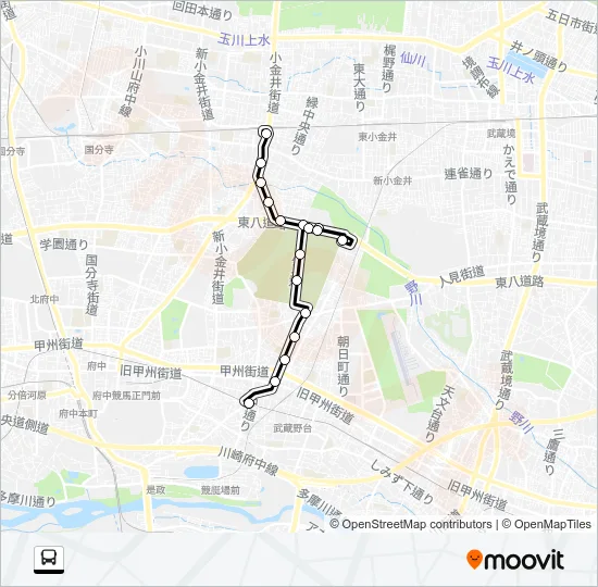 武９５ Bus Line Map