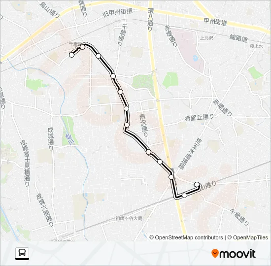 歳２３ Bus Line Map