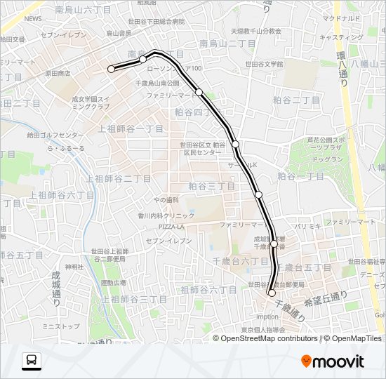 歳２３ Bus Line Map