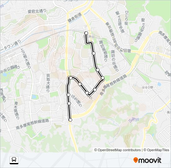 永１４ Bus Line Map