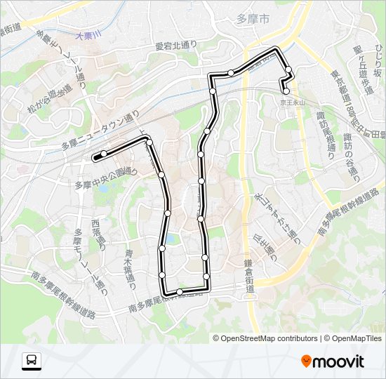 永６５ Bus Line Map
