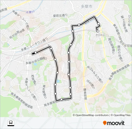 永６５ Bus Line Map