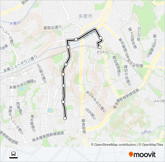 永６６ Bus Line Map