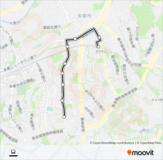 永６６ バスの路線図