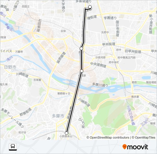 永８０ Bus Line Map
