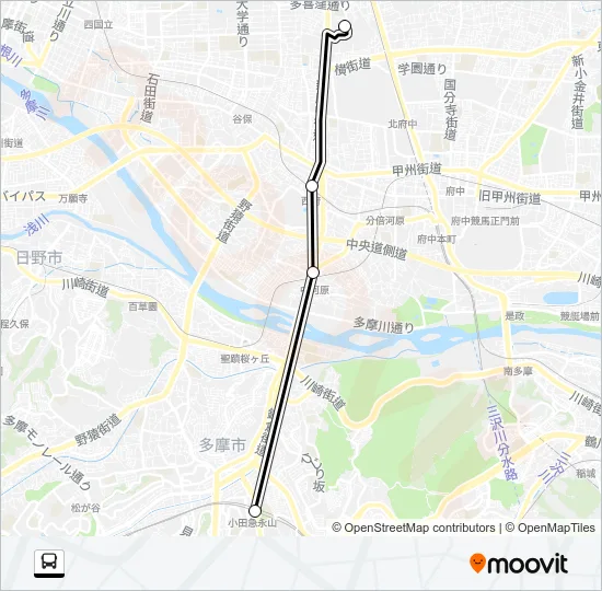 永８０ バスの路線図