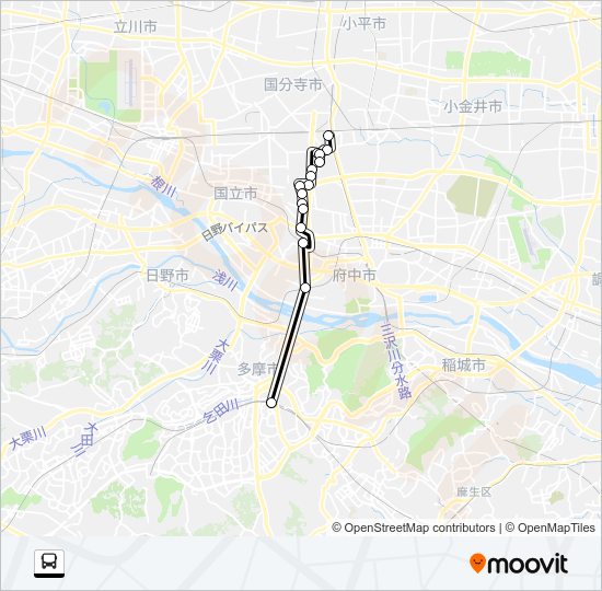 永８１ Bus Line Map